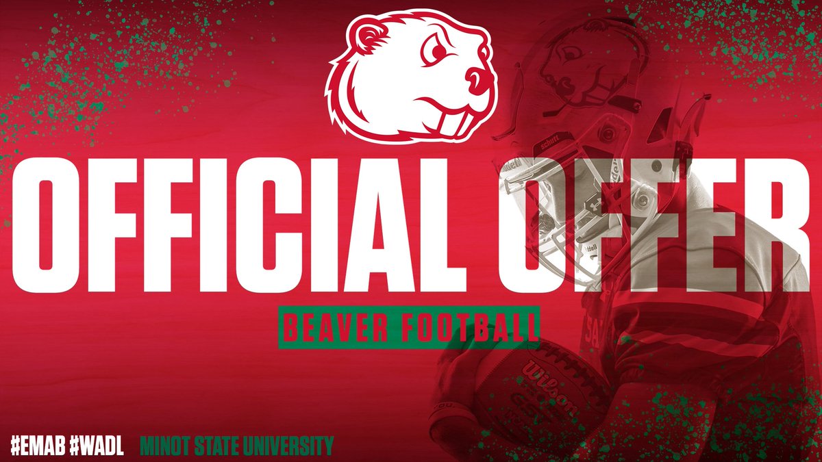 AndreSalazarqb1's tweet image. After a great conversation with @CoachFam I am blessed and honored to have receive an offer from Minot State University @CoachKaliefM @coachshields @Coach_D_Mac @CoachKaliefM #MOB 
#AGTG