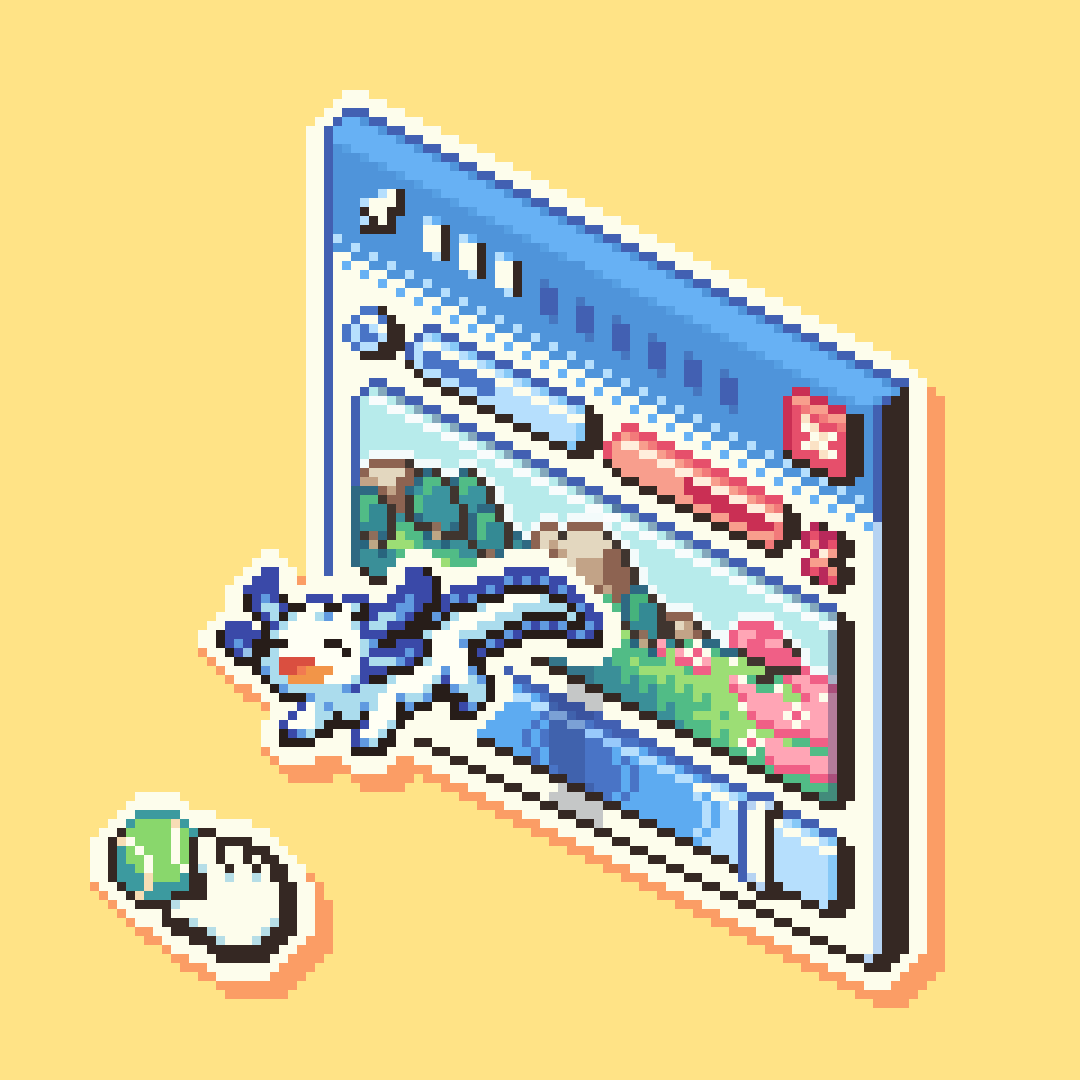 A little drawing for the Steam capsule!
#pixelart #gamedev