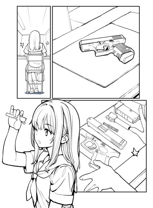 あさくらチャレンジ15話 進捗4 #akmki
斎藤コム、モデルガンを分解したり組み立てたりの線画😊 