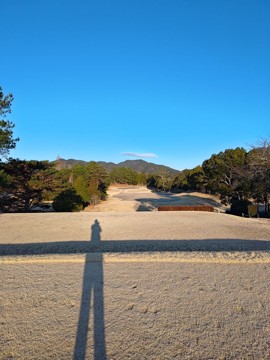 今日のゴルフはマイナス７℃で