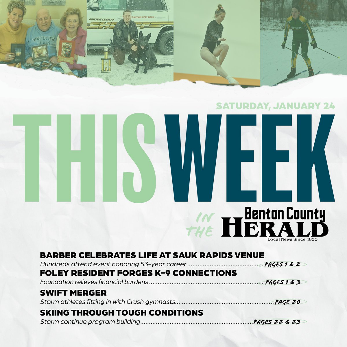 You don't want to miss any of the great stories, sports and news this week in the Benton County Herald!  

Subscribe to stay informed with your local newspaper! bentonconews.com

#bentoncountyherald #starpublications