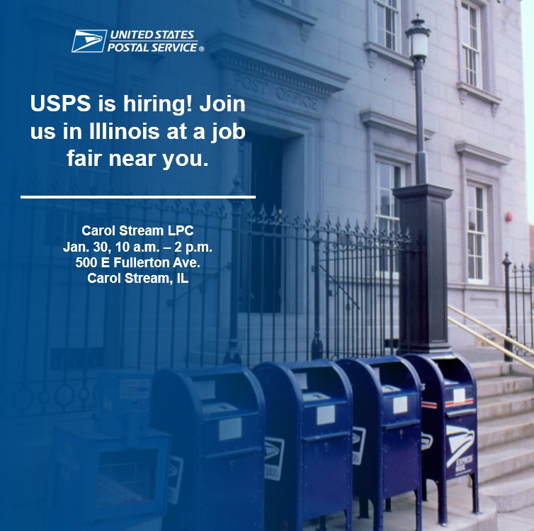 Join us in Illinois at an upcoming job fair! For tips on where and how to apply: b.link/usps/applyfora…