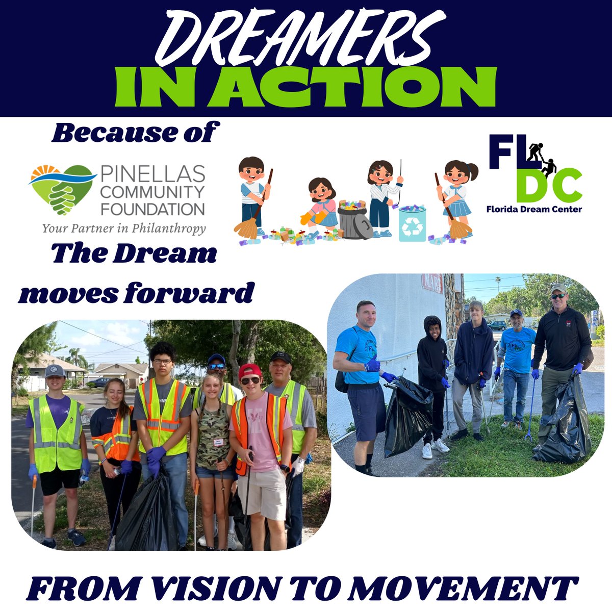Gratitude is overflowing here at Florida Dream Center! 💙
Thank you to the Pinellas Community Foundation for the support that touches every corner of our mission. This support keeps food on the table, jobs within reach, families stronger, and neighborhoods thriving.