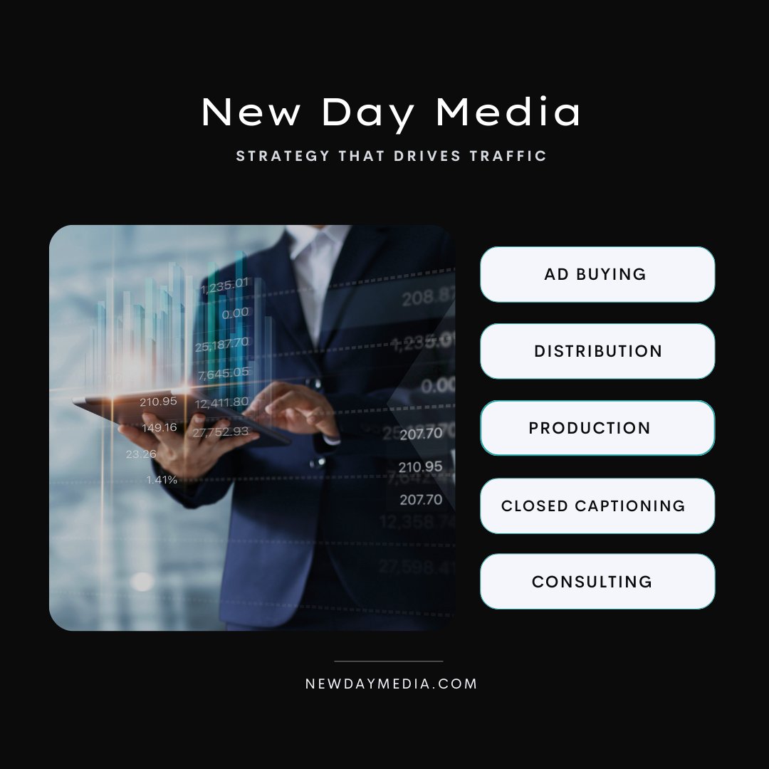 NewDayMedia's tweet photo. Smart media. Real results.
https://t.co/dln6sHPcfa https://t.co/2IwpUpC5wD