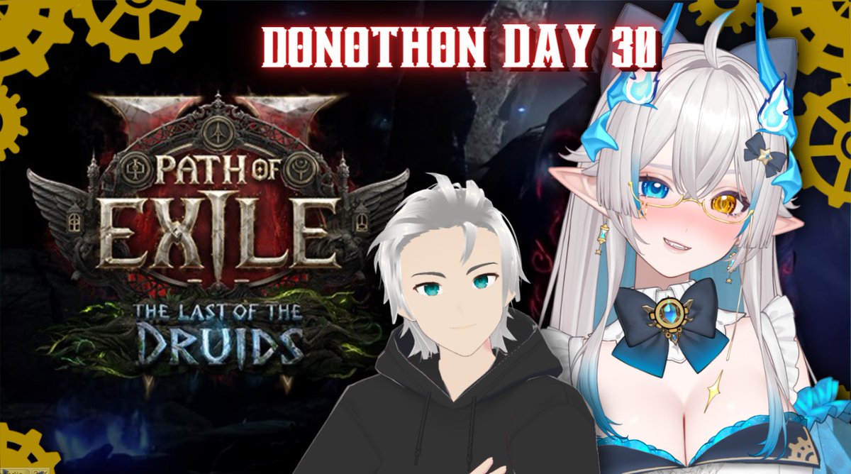 Shi Shi...Shiromiya Time! 

Back to Path of Exile 2 Wolfing w/ lovely @jacquenuve 

Time to continue story,woof and bark as oracle wolf and druid the new season out of enemies!

Join us Komotachis,and consider lurk to support toothachey Shiro,thank you!