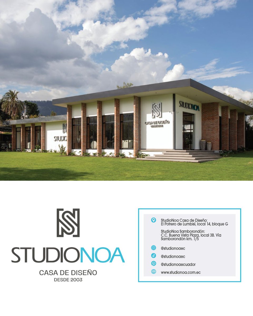 StudioNoa encuentra una nueva casa en El Potrero de Lumbisí, el punto más vibrante de Cumbayá. Su nueva Casa de Diseño es una declaración de cómo StudioNoa entiende el estilo de vida de la nueva generación y la experiencia de compra que quieren sentir: clave.com.ec/la-casa-nueva-…