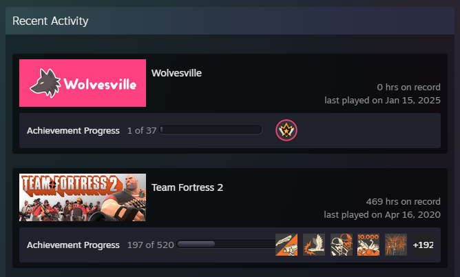 c0rnware's tweet photo. @shibashful a steam friend of mine hasn't been online since lockdown began. i've been commenting on his profile for like 5 years. apparently last year he came online to play like 1 game for a while but unfortunately i missed it and he's been offline ever since https://t.co/clmQSnB5aR