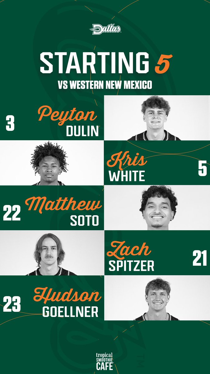 UTDALLAS_MBB's tweet image. Tonight’s starting 5️⃣ vs the Mustangs