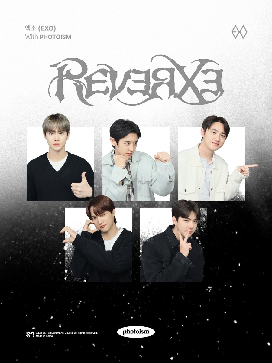 PHOTOISM X EXO ARTIST FRAME OPEN ! 「EXO」の8th Album【REVERXE】の
