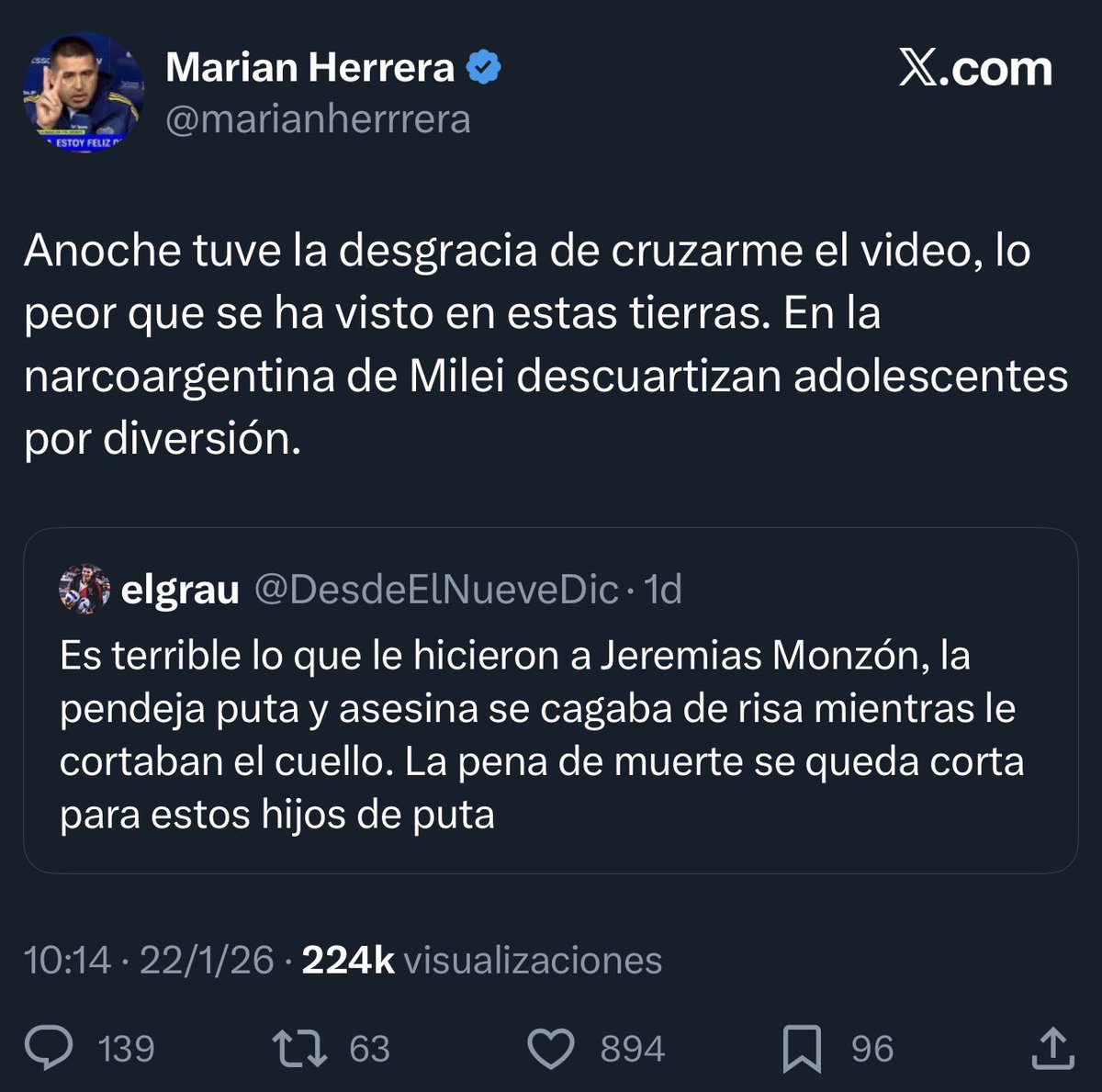 Era obvio que algún kirchnerista mogolico iba a saltar a intentar culpar a Milei.

Para nada tiene que ver que hayan multiplicado las villas, los pobres y la delincuencia por los últimos 20 años.