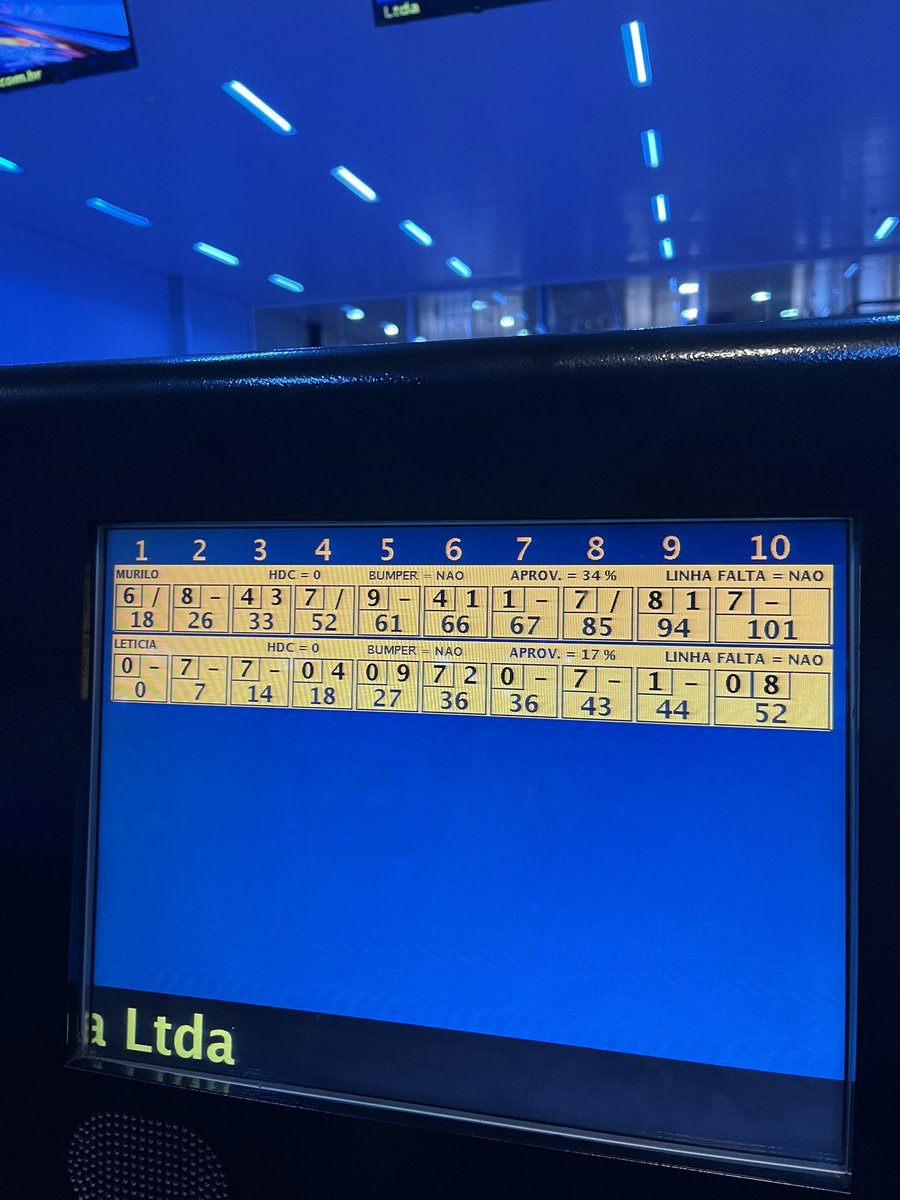 fui no boliche c meu namorado ontem e perdi todas as vezes 😭
