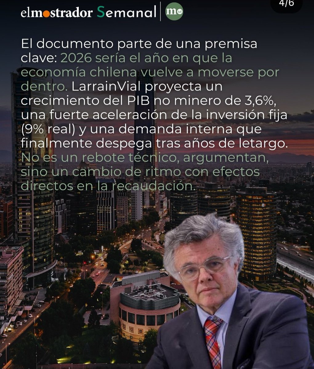 Avisen a los minuteros corneta: LarrainVial arruinó el libreto.

Sin crisis fiscal, sin ajuste inevitable, sin Chile en llamas. Qué gobierno de emergencia, Dios🤡.

Era relato, no realidad.