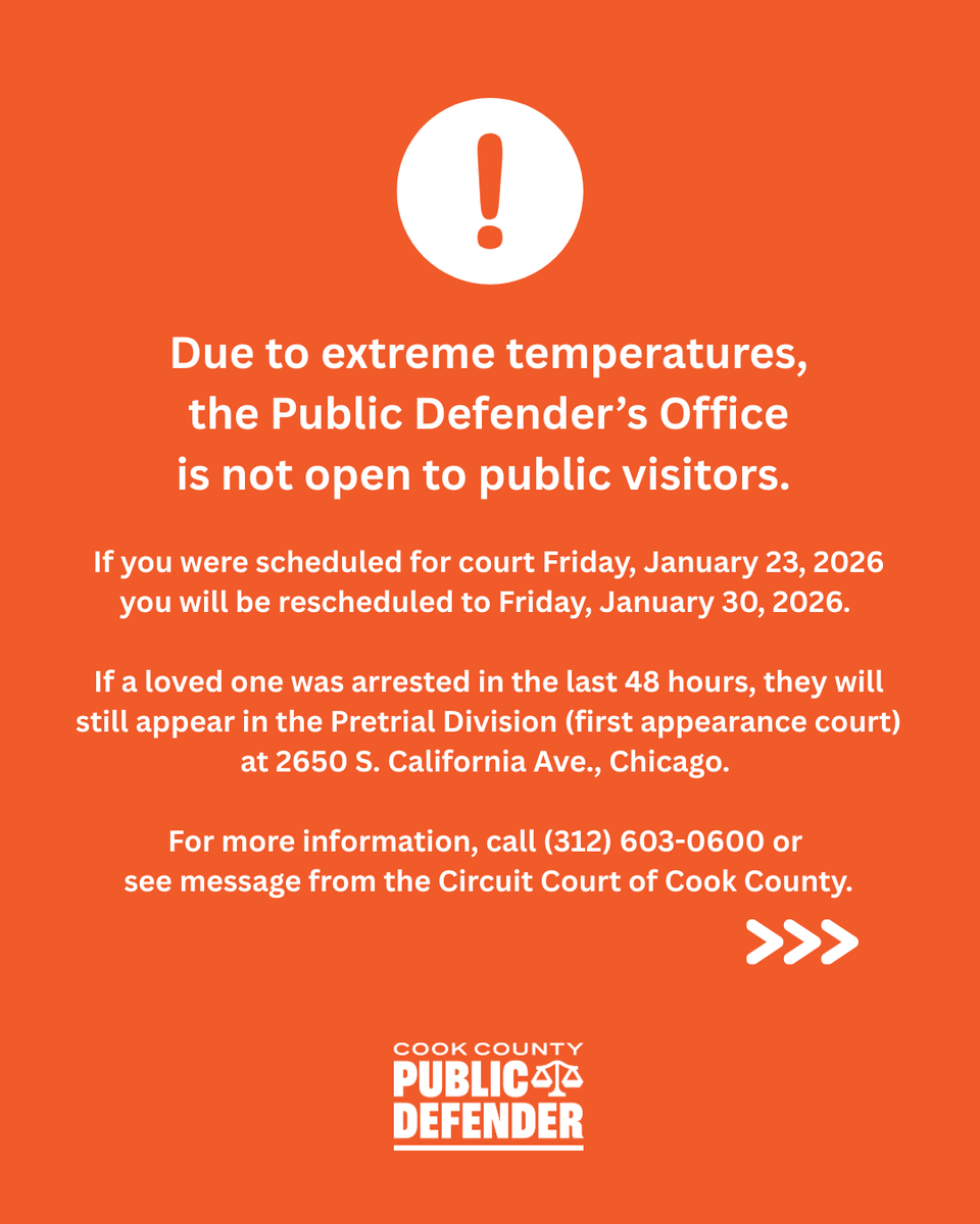 Cook County Public Defender’s Office tweet media