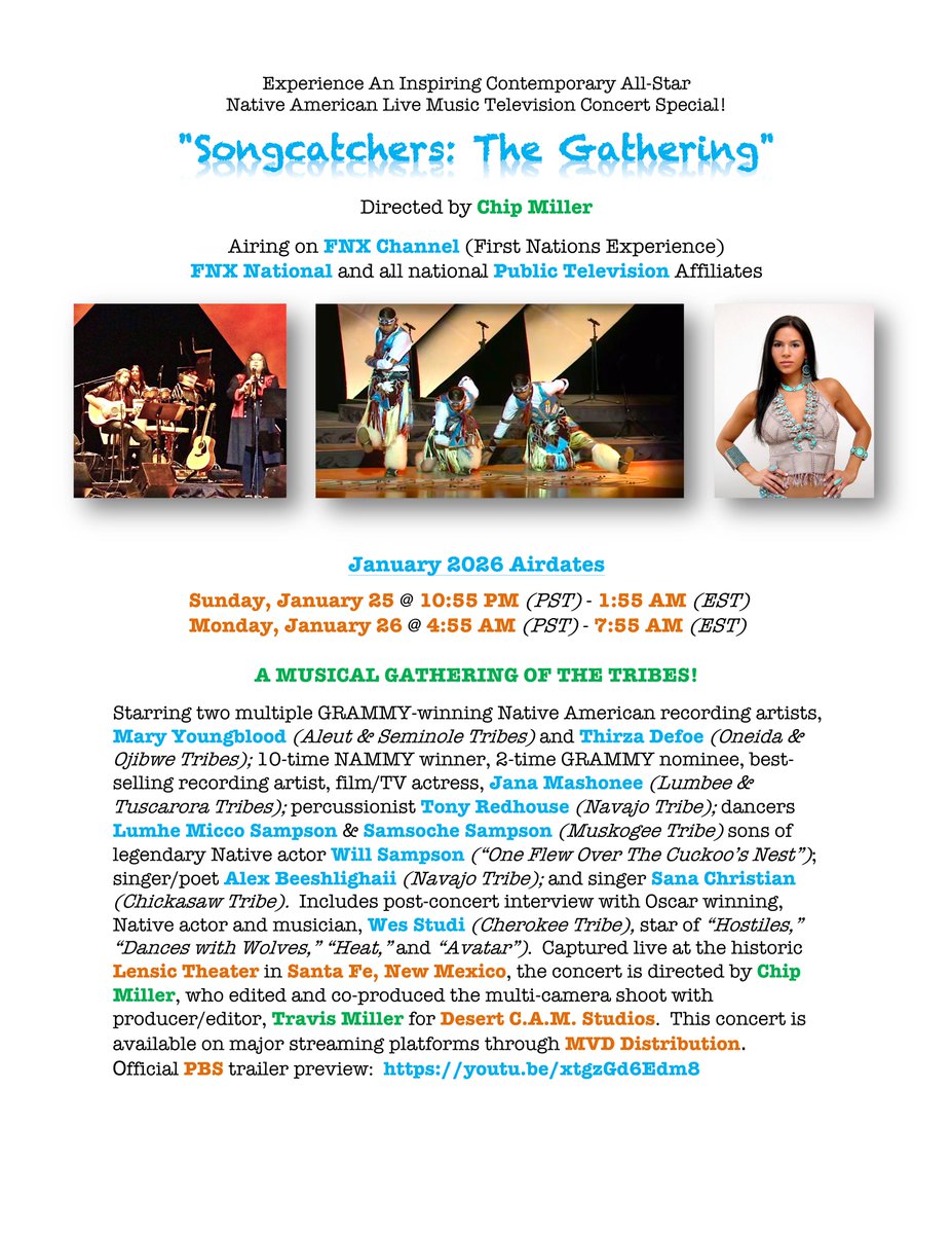 DCAMstudios's tweet image. An All-Star Indigenous Celebration and Gathering of the Tribes, Directed by Chip Miller.  youtu.be/ri0LmE52iiI?si…