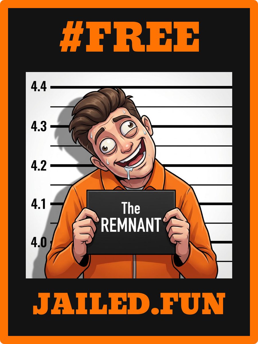 RemanantAfter's tweet photo. i got life sentence 😭💀

moving into @Jaileddotfun soon

[ drop your mugshot here👇] https://t.co/eBSZ5gWNmf