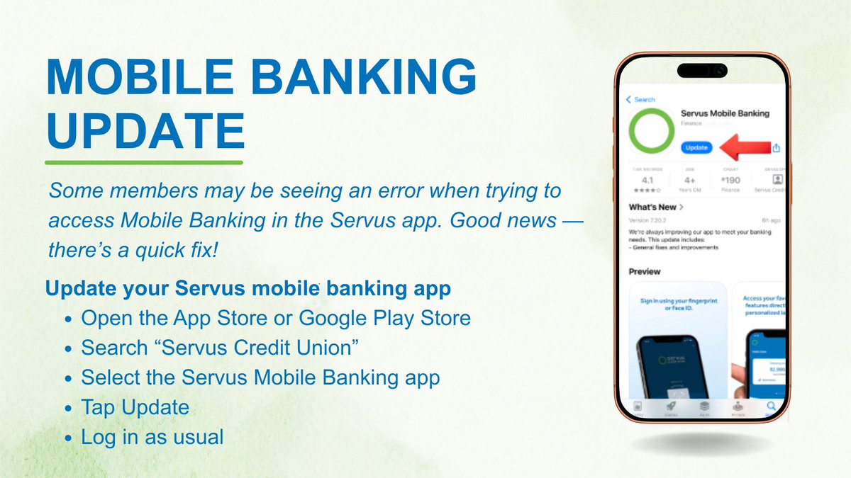 Servus Credit Union tweet media