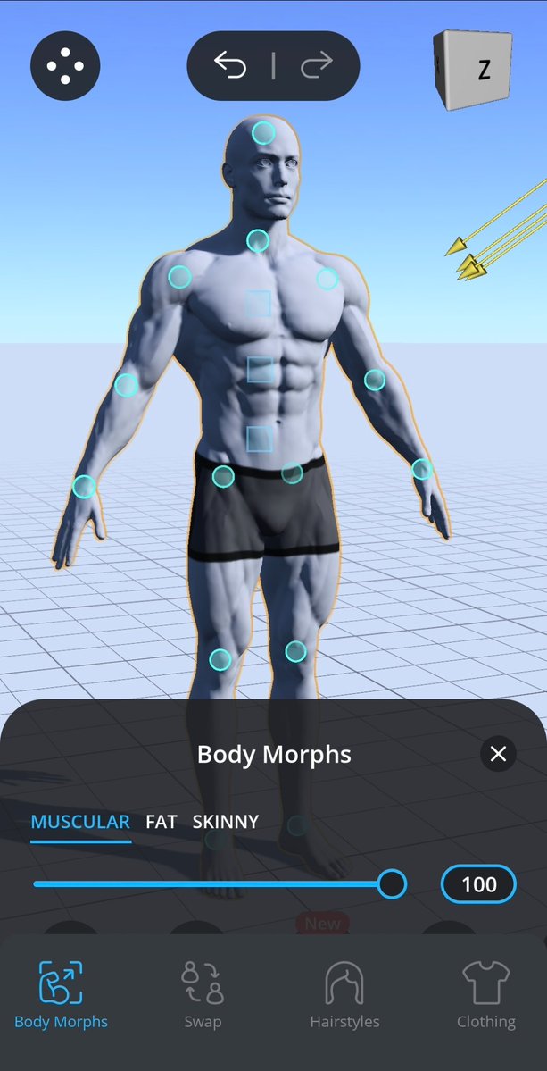 TalieMaila's tweet image. Her ass is NOT using Magic Poser. 😭 I use that app, and even setting the default model to max muscular, it doesn't match her finished art.