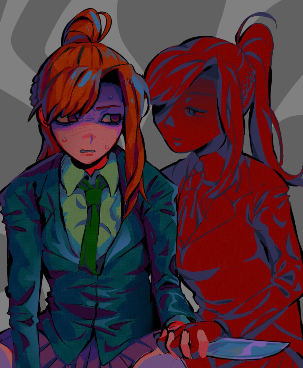 booger1337's tweet image. sara chidouin and scary chidouin