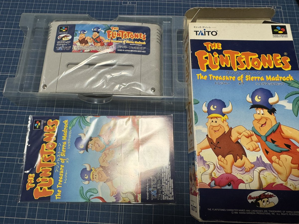 購入品紹介🎮 SFCフリントストーン ファミコンでも発売してるタイトル