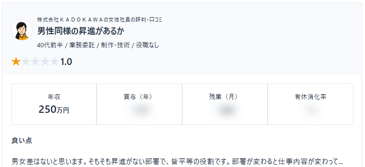 私の人生において、「仕事」の優先順位は何番目なんだろう？ 

【株式会社ＫＡＤＯＫＡＷＡ】
女性社員のホンネ・評判・口コミをご紹介。
by.女性限定の転職口コミデータベース「SHEHUB」

shehub.jp/companies/5570…