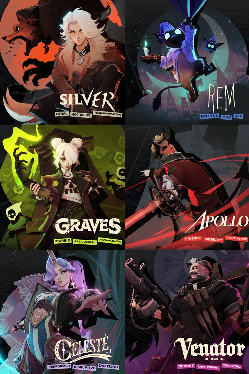 The new heroes look so good 😭

-Silver
-Rem
-Graves
-Apollo
-Celeste 
-Venator

Two heroes released per week starting the 26th, with release determined by players votes