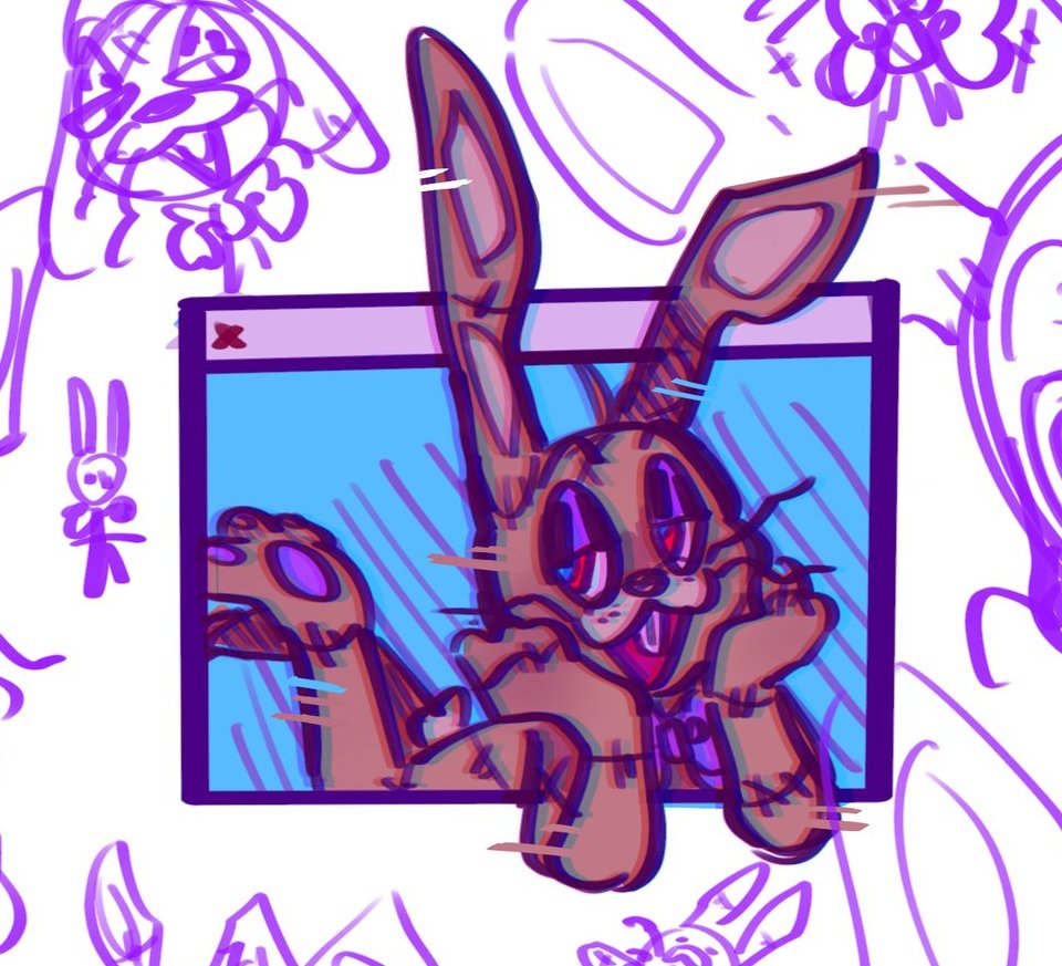 redraw from 4 years ago!
#fnaf #glitchtrap