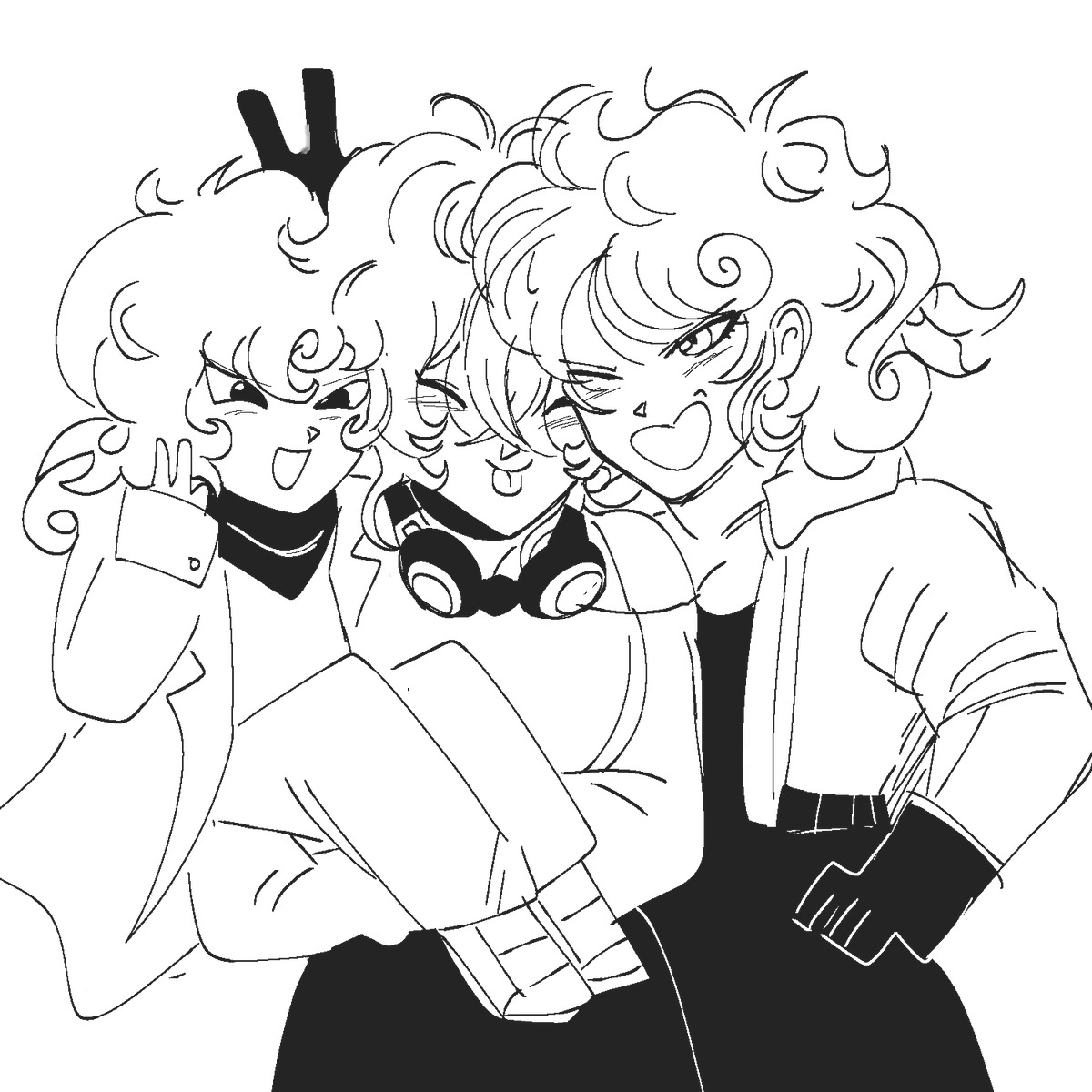 launch's girls 🍱🔪🔪 #ドラゴンボール