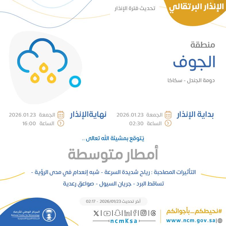 المركز الوطني للأرصاد (NCM) tweet media