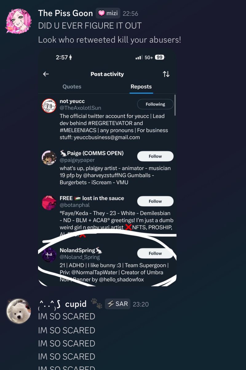 cupidanium's tweet image. IM SO SCARED