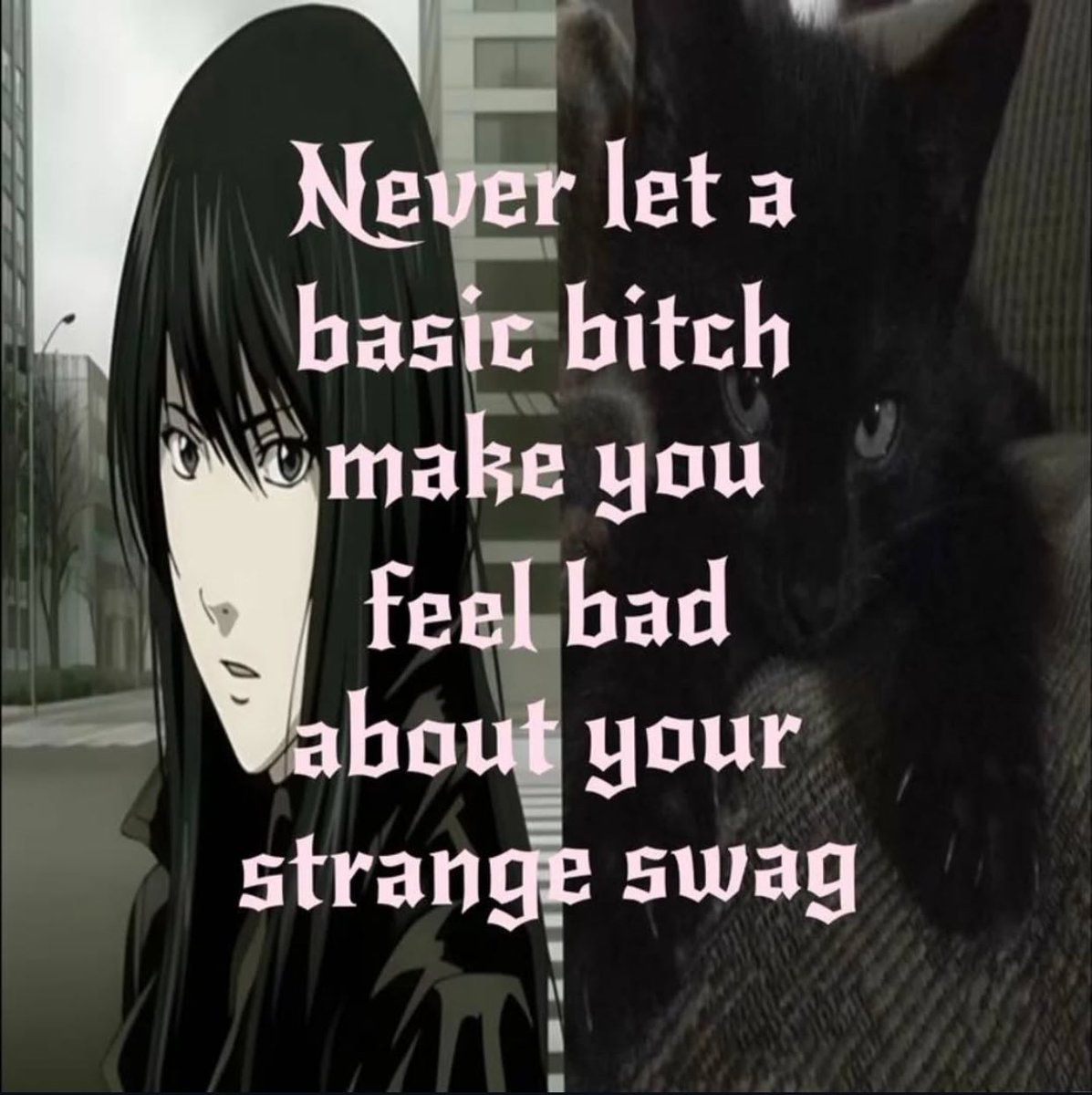 whotfisjovana's tweet photo. your strange swag is what makes you unique https://t.co/JC3MYNXuVz