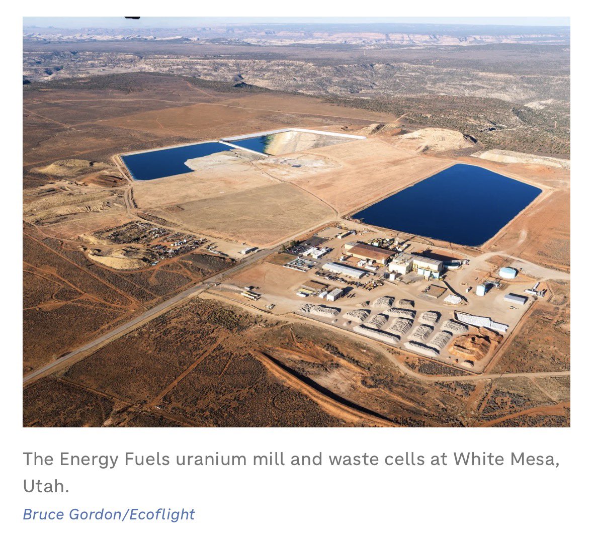 DylanHurdsman's tweet photo. White Mesa Mill, the only conventional uranium mill in the US, sits at the intersection of energy and critical minerals.

As supply chains get reshored under the Trump administration, assets like this matter more than most realize.

That’s why $UUUU is worth paying attention to. https://t.co/H2WqhYH9tE