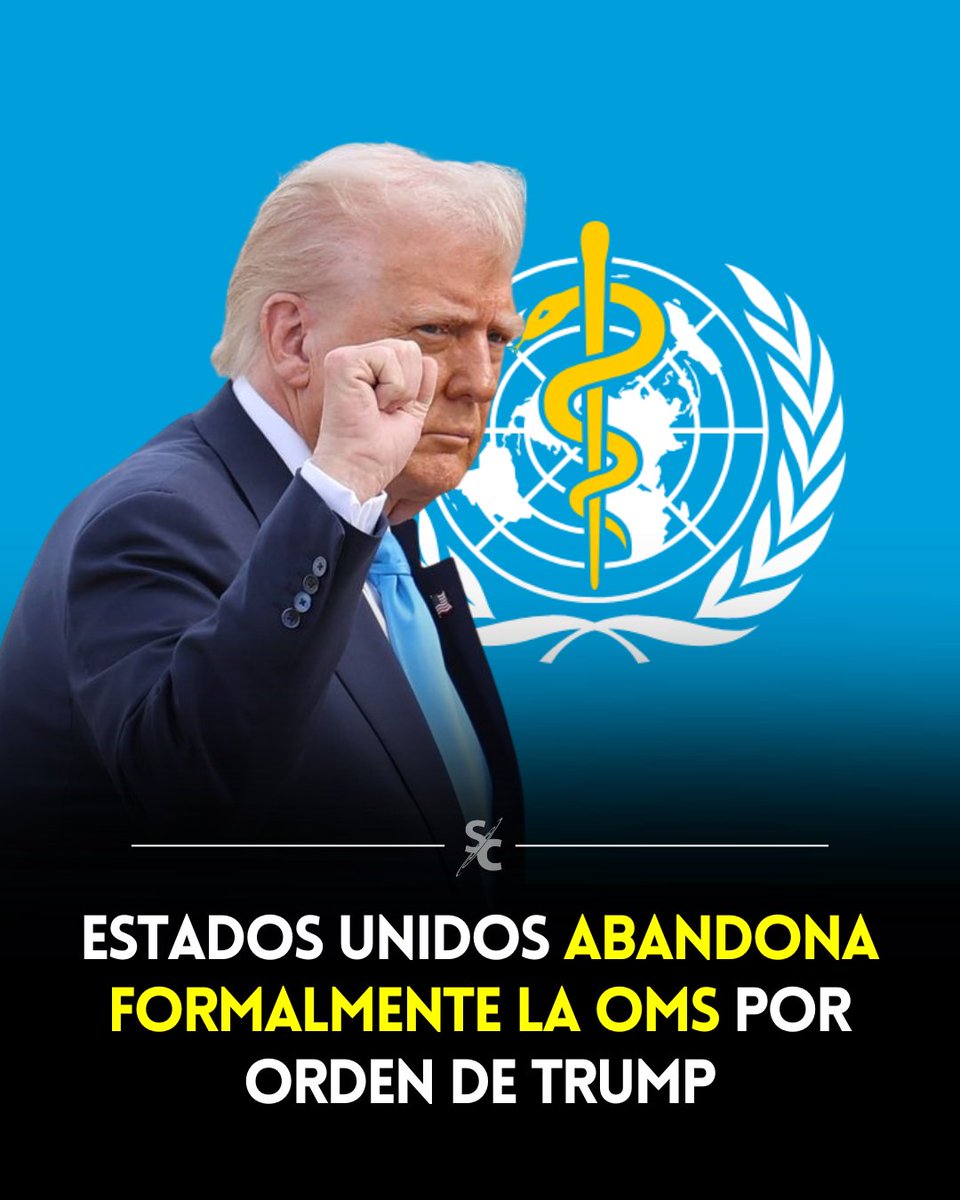 InformaCosmos's tweet photo. Este 22 de enero de 2026 entró en vigor la retirada formal de Estados Unidos de la OMS, tras cumplirse el período de notificación de un año requerido por los estatutos de la organización y la legislación estadounidense.

Esta decisión se basa en una orden ejecutiva emitida por el presidente Donald Trump al inicio de su segundo mandato en 2025. Forma parte de un retiro más amplio de múltiples organizaciones internacionales vinculadas a la ONU.

Expertos advierten que esta salida podría afectar la coordinación global en salud, aunque Estados Unidos mantiene capacidad para colaborar en temas específicos de manera bilateral.