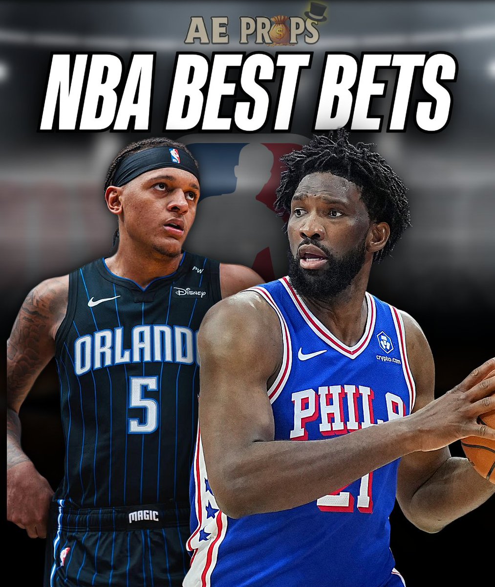 NBA Thursday Best Bets 🎰 💰$25 to a RANDOM LIKE if we get BACK TO BACK  Sweeps! 🧹 🔥4-0 NBA Sweep yesterday Paolo Banchero O 14.5 Rebs+Assists  (-102 DK) Joel Embiid O