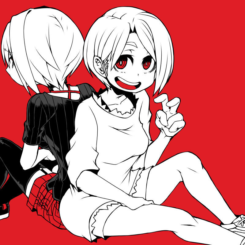 「赤黒。6」|あやめのイラスト