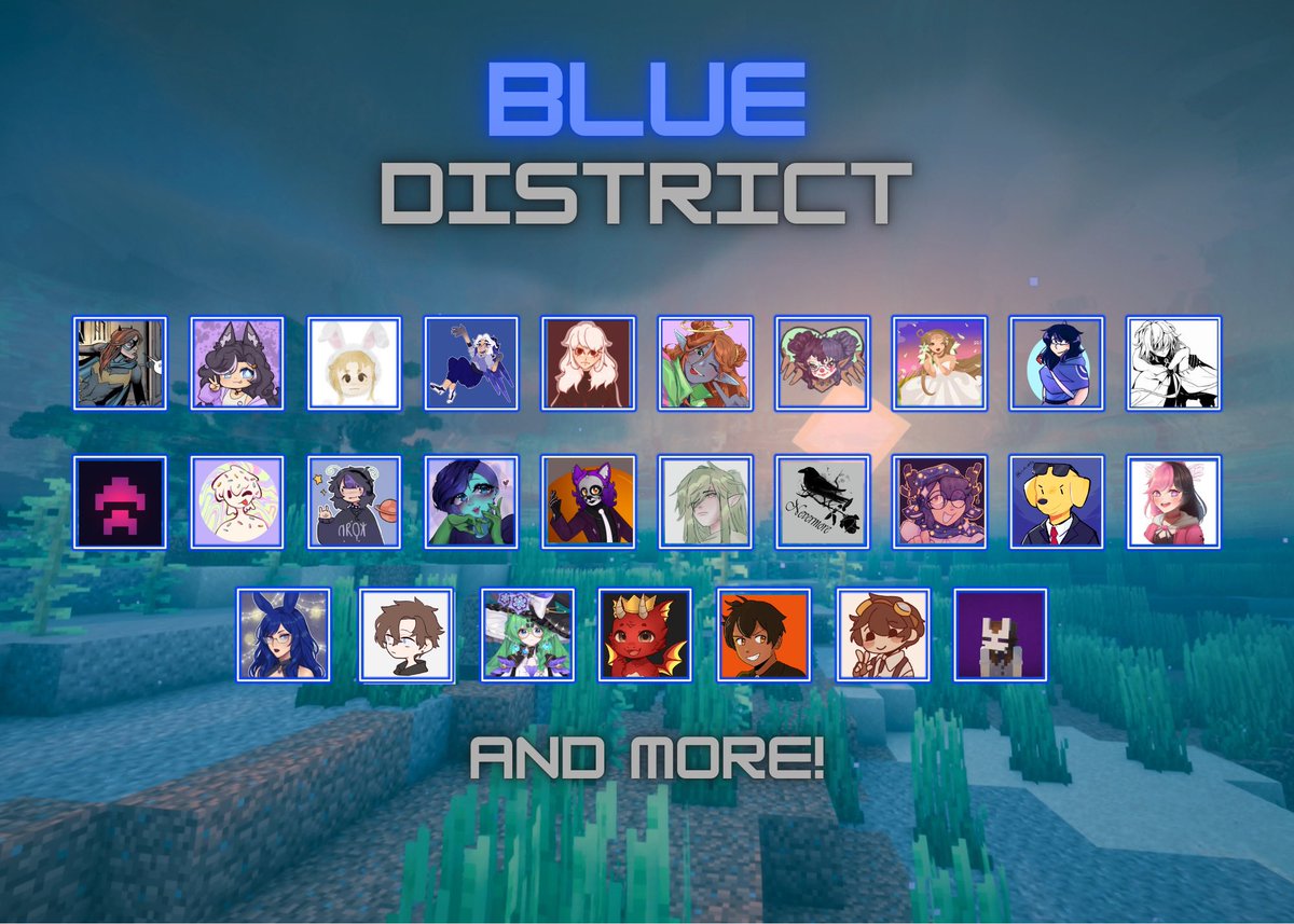 Announcing the players of the Blue district!

Watch them participate in #districtcivilization Friday, January 23rd @ 7pm EST-February 1st!