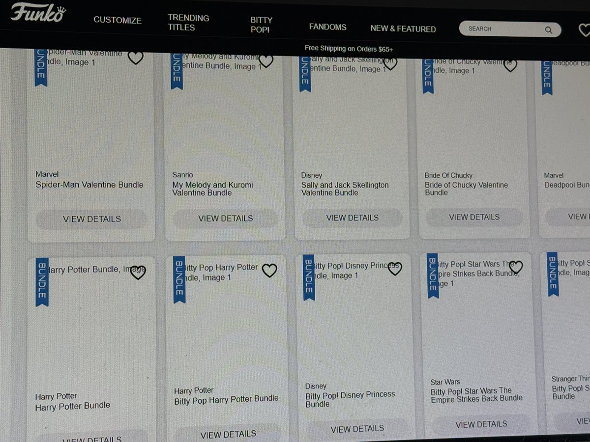 KetchupWithJess's tweet photo. Anyone know why when I go to the @OriginalFunko website this is all it loads for me no matter what browser I use on my pc.???? https://t.co/FRaw2w7aJs