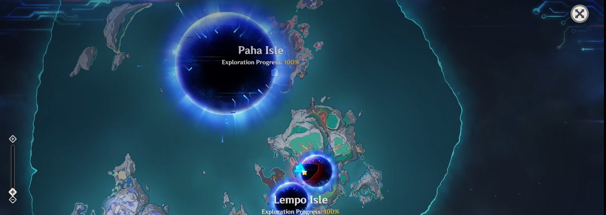 Pumpkin__Spicy's tweet image. The biggest hint that we're still in one of his simulations(?) is that the glitching at the end matches the glitching you get when you open the map when inside one of his domes.