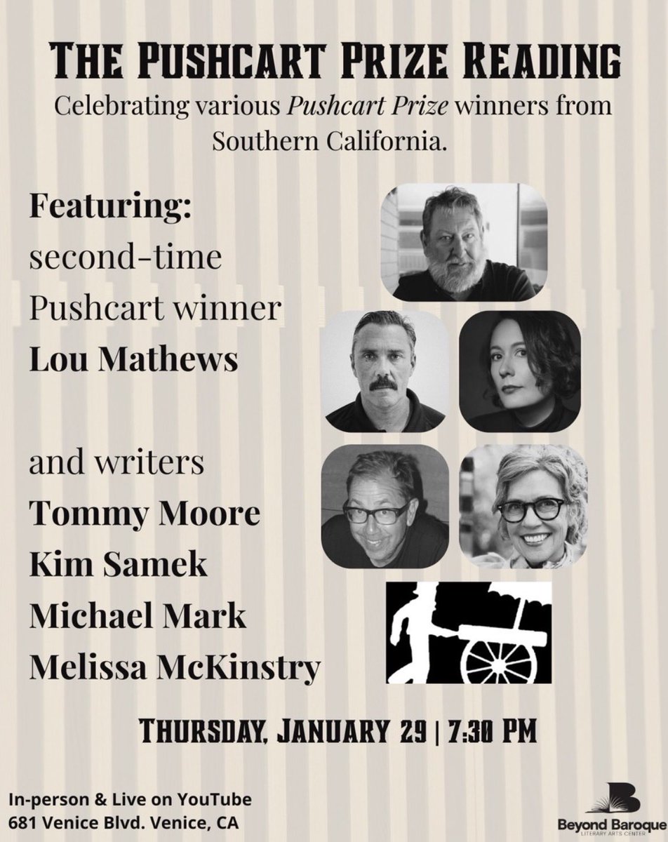 You’re officially invited! <a href="/PushcartPrize/">The Pushcart Prize</a> 1/29 #poetrycommunity