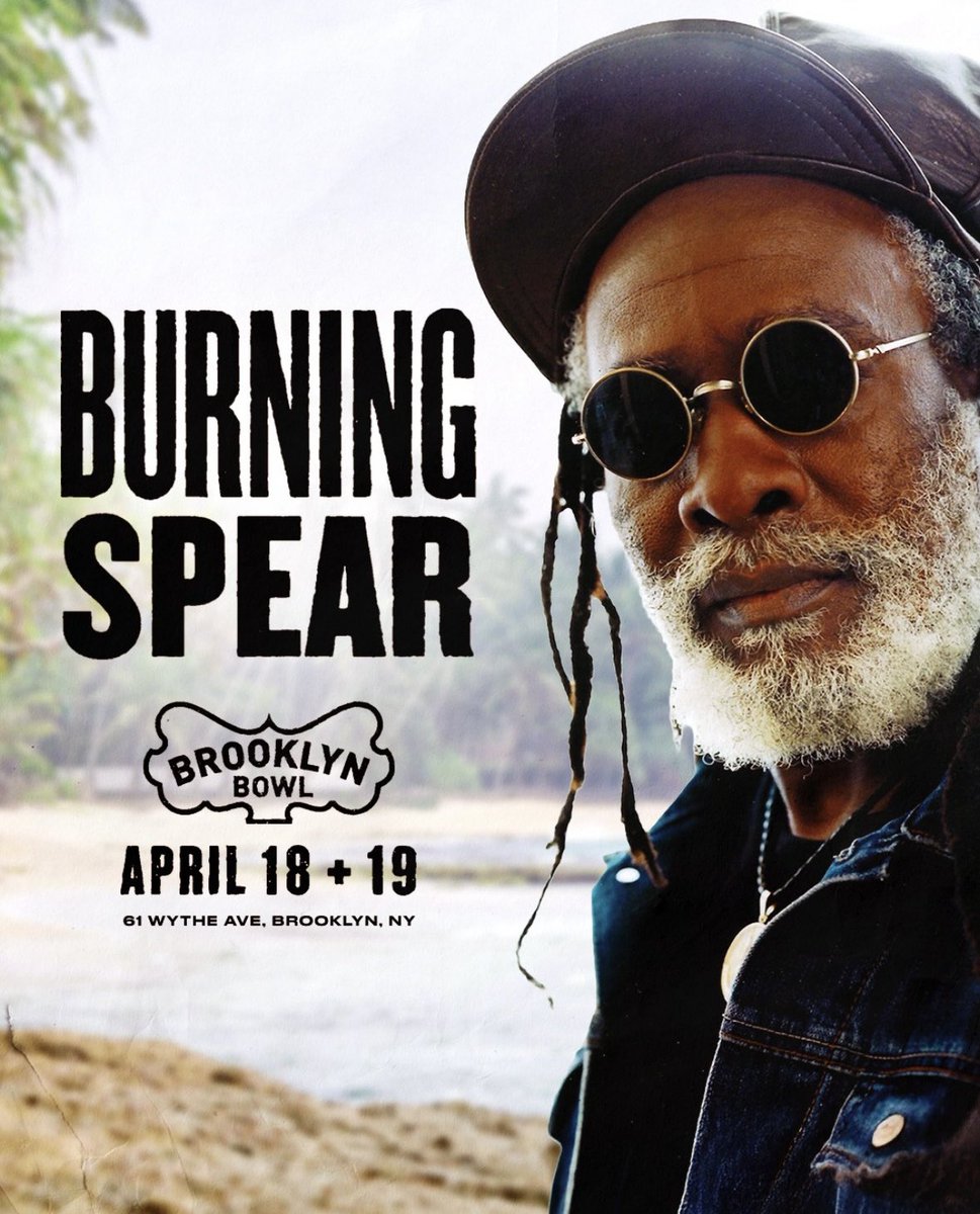 nycreggae's tweet photo. Burning Spear in Brooklyn 🔥 

@burningmusic @brooklynbowl 

#burningspear #brooklyn https://t.co/dkT9JQFA35