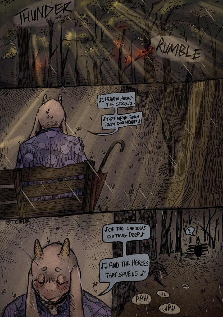 tulpapear's tweet image. Ten Fingers, Ten Toes
Book One | Welcome Home (1/6)

#DELTARUNE #deltarunefanart #TorielDreemurr #krisdreemurr