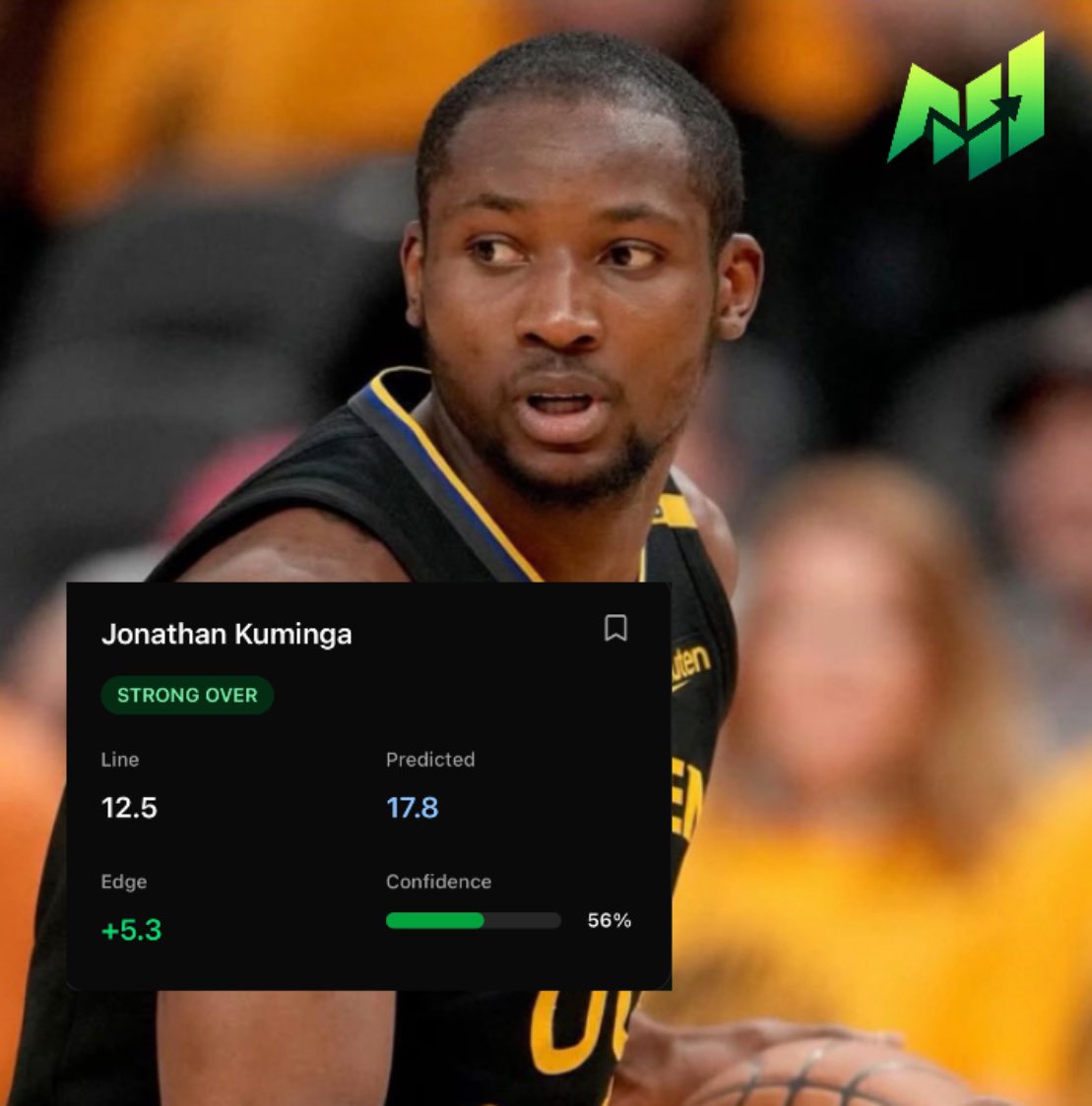 joinmetrix's tweet photo. NBA Player Props — Jan 22
Johnathan Kuminga Returns.
The Dallas Mavericks over the Last 7 Games are giving up 45.47 ppg to Fowards. 👀
#NBA #JohnathanKuminga #Warriors #PlayerPicks #NBALocks #BestBet #prizepick #draftkings https://t.co/aXTW8pyERA