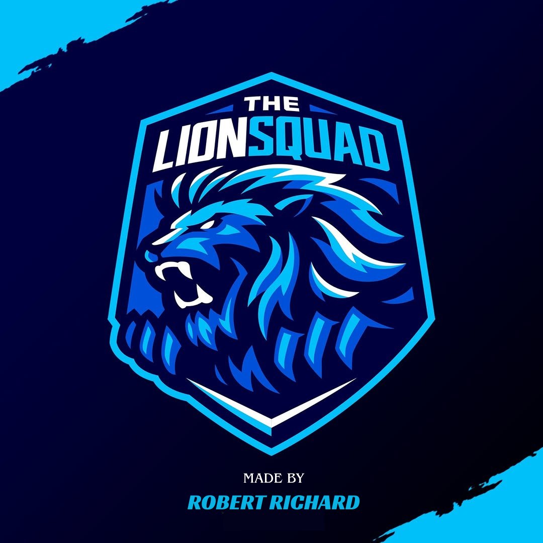 ROBCreatives's tweet image. Another day, another design that straight up slays
Just crafted this dope Esports logo for 
                      THE LION SQUAD
#EsportsLogo #LogoDesign #MascotLogo #GamingArt #GraphicDesign #VectorLogo #BrandDesign #EsportsDesign #LogoInspo 
Shoot me a DM for custom logos,