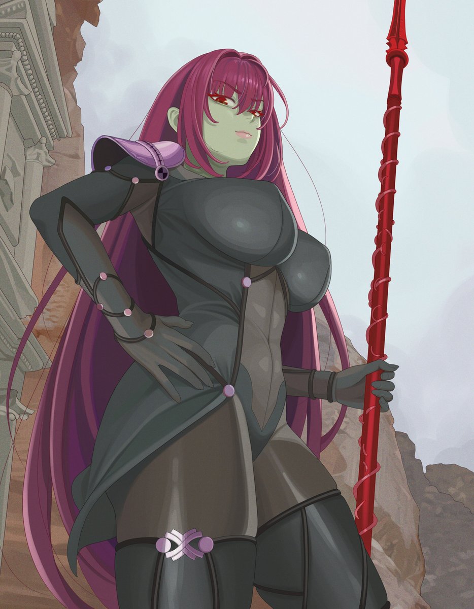 quatthro's tweet image. Scathach ❤️ 
#FGO #FateGO