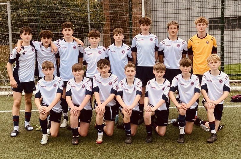 Congratulations to our Y10 U14 boys football team who progressed to the Belfast Cup Semi Final today with a win on penalties over Boys’ Model.