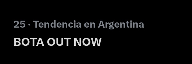 emiliatrending's tweet image. les comento que ya estamos en tendencias en Argentina!!! 

BOTA OUT NOW
LUDMILLA X EMILIA X LATTO