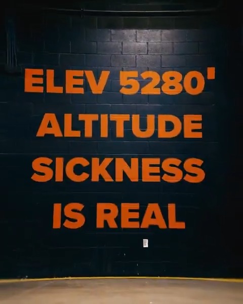 A Mile High home-field advantage. 🏡