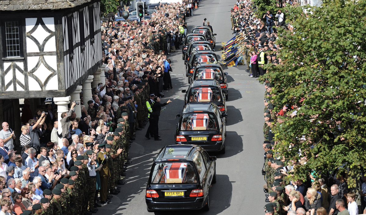 “They stayed a little back”… Trump about the other NATO troops that backed The US… this is one of mine from Wooton Basset…