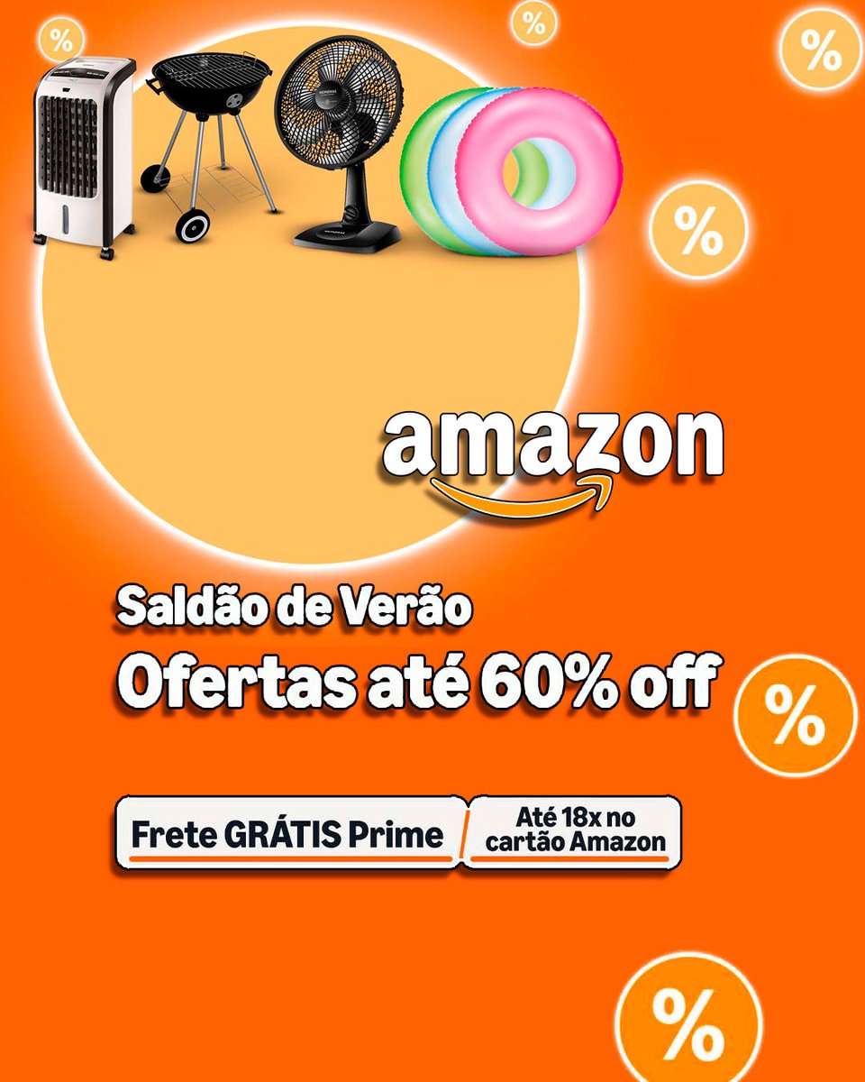 SALDÃO DE VERÃO AMAZON

 Aproveite desconto de até 60%
⚡️ amzn.to/45dhZKS

Clientes AMAZON PRIME tem frete grátis e descontos adicionais exclusivos! amzn.to/4pHj3yY

VOLTA AS AULAS
Desconto de até 60% em MATERIAL ESCOLAR
⚡️ amzn.to/3XQurMw