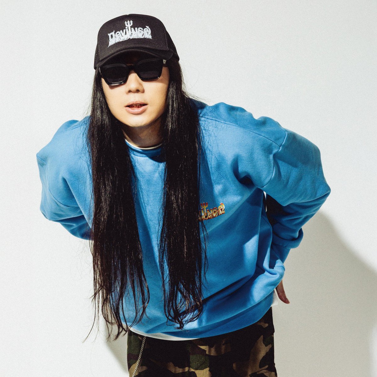 2026 Spring/Summer 【Vol.03】 •Flame Logo Crewneck• ［Color］Blue