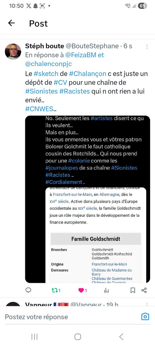 BouteStephane's tweet photo. @Anna_C_moi Je pense que chacun sait contre qu elles forces nous devons combattre..
Nous en avons déjà un début de preuve ,et çà n est que justice...
Ces gens connaîtront l enfer de leurs vivants..
Paroles de #Zourhi qui lui les vois subir la fin de toutes crédibilité..
#mectoub.. https://t.co/r0vbJAdOco